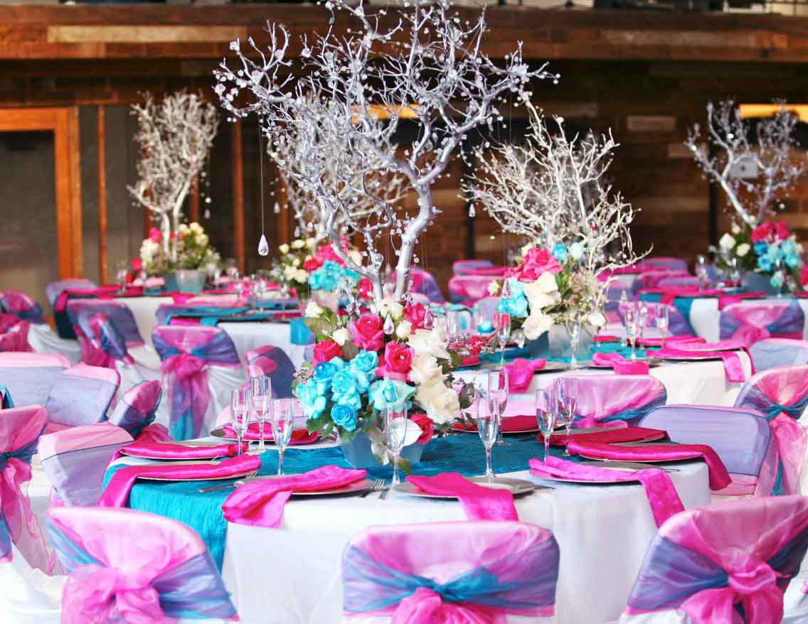 quinceanera table setup