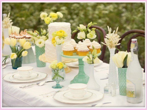 spring wedding, spring, yellow wedding, green wedding